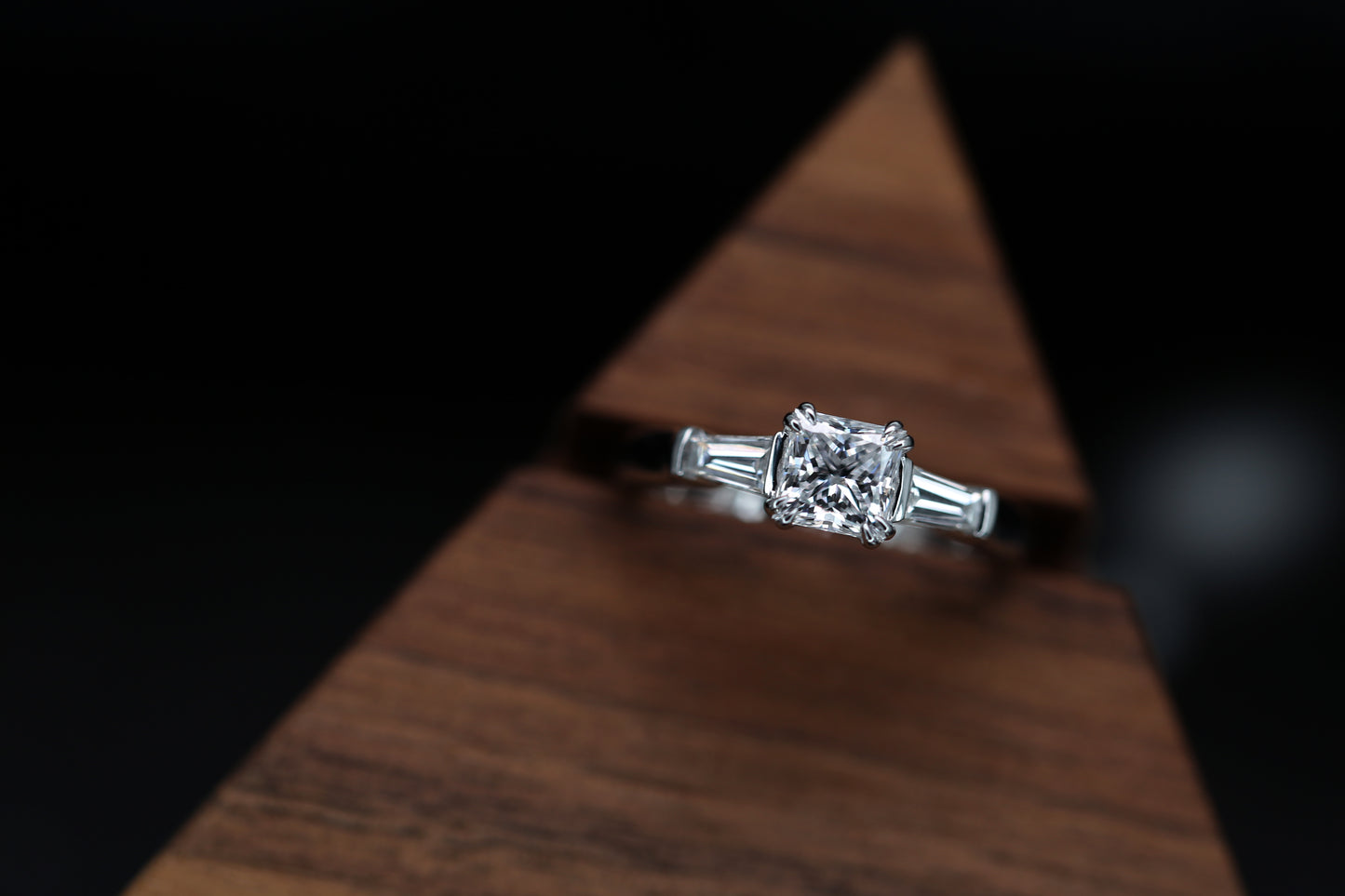 Princess Cut Diamond Wedding rings