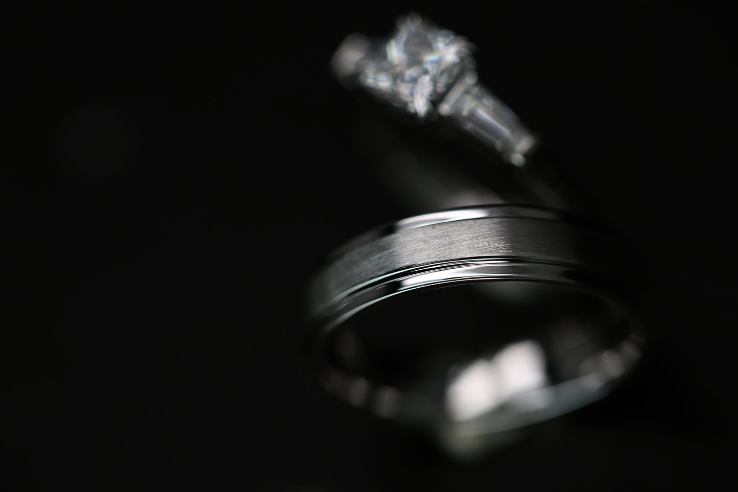 Princess Cut Diamond Wedding rings