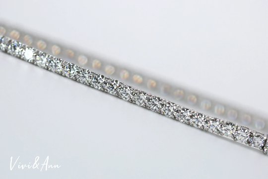 Classic Diamond Tennis Bracelet 18K Gold